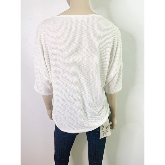 Vine&Love Rib Knit Oversize Casual Lounge Top - Picture 5 of 8